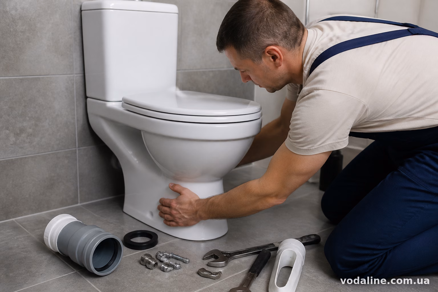 Демонтаж старого унітазу